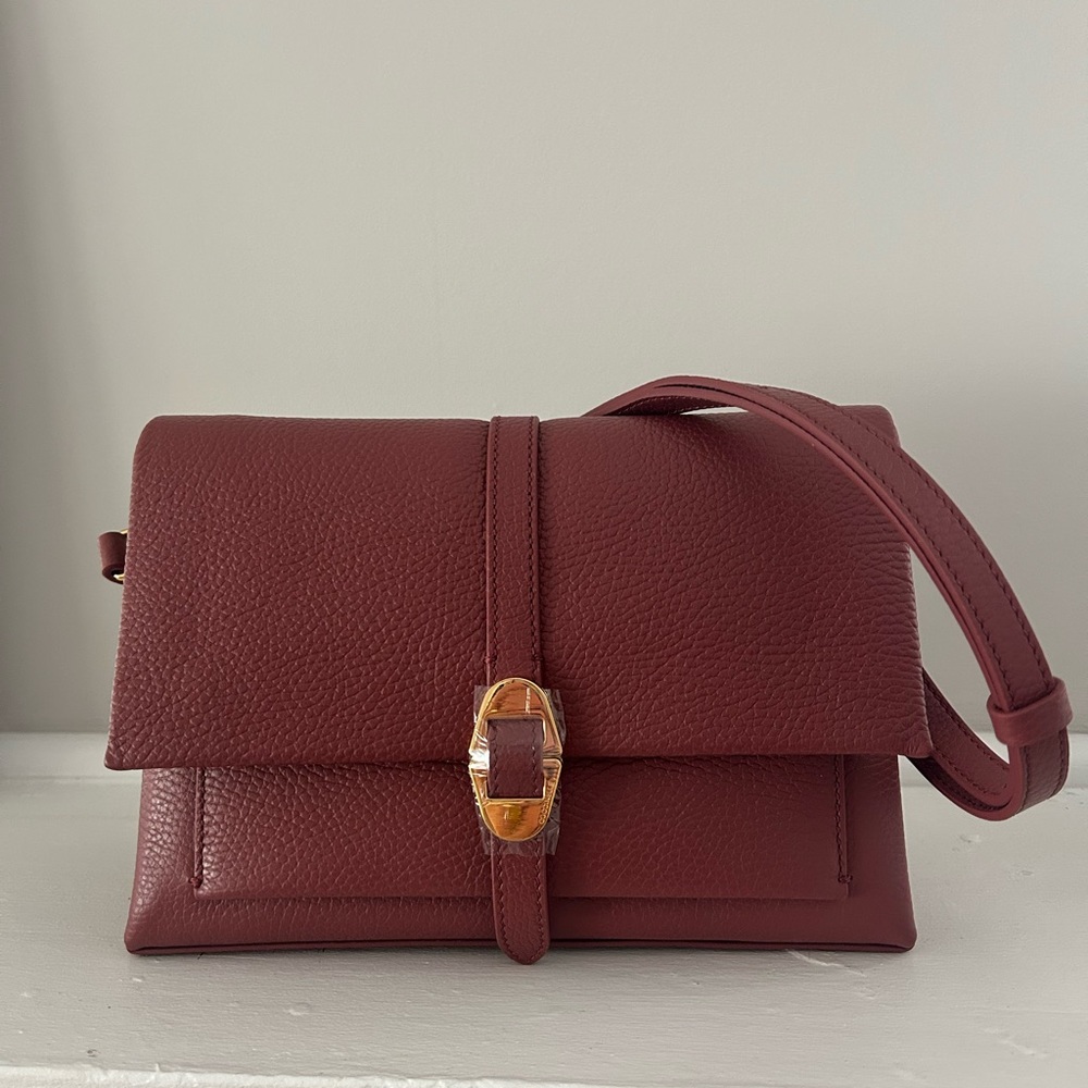 Coccinelle Burgundy 2 way bag NWT
